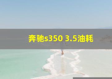 奔驰s350 3.5油耗